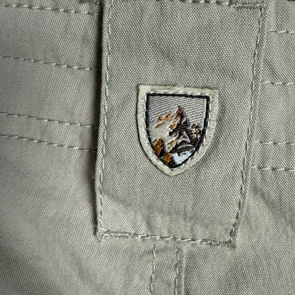 New Kuhl Cargo Beige Khaki Pants Women's 4 Spire Roll-Up Hiking Outdoor Gorpcore - Picture 7 of 16